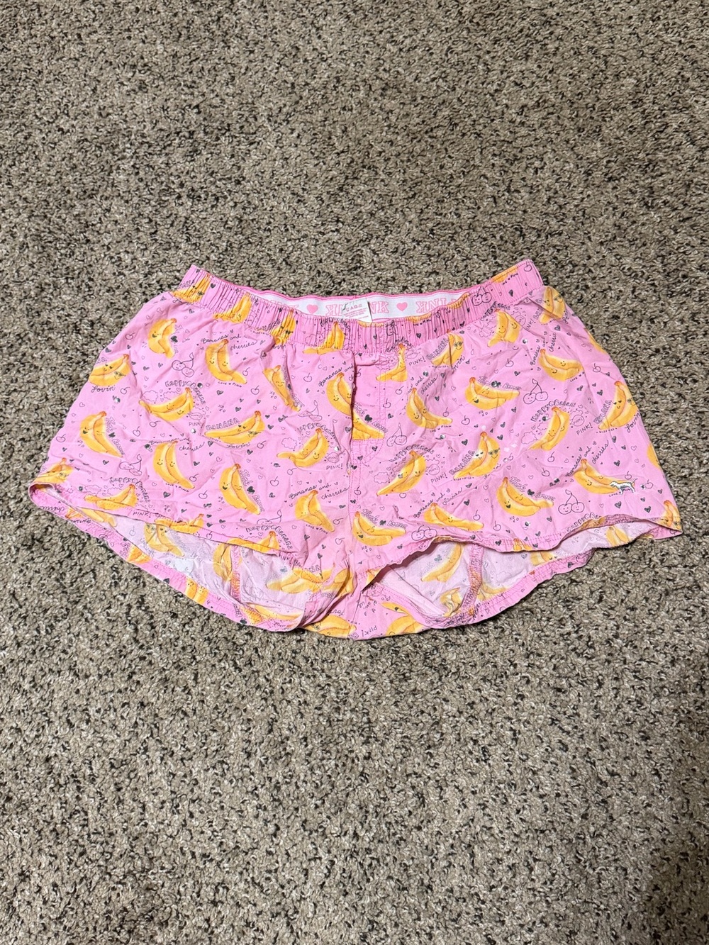 💖🍌vs pink pajama shorts
